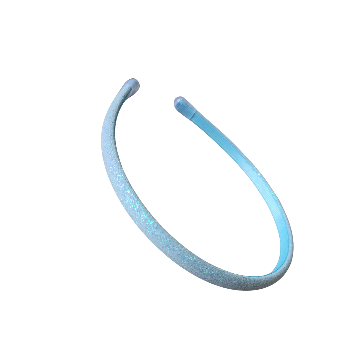 Haarband / diadeem - glitter - blauw