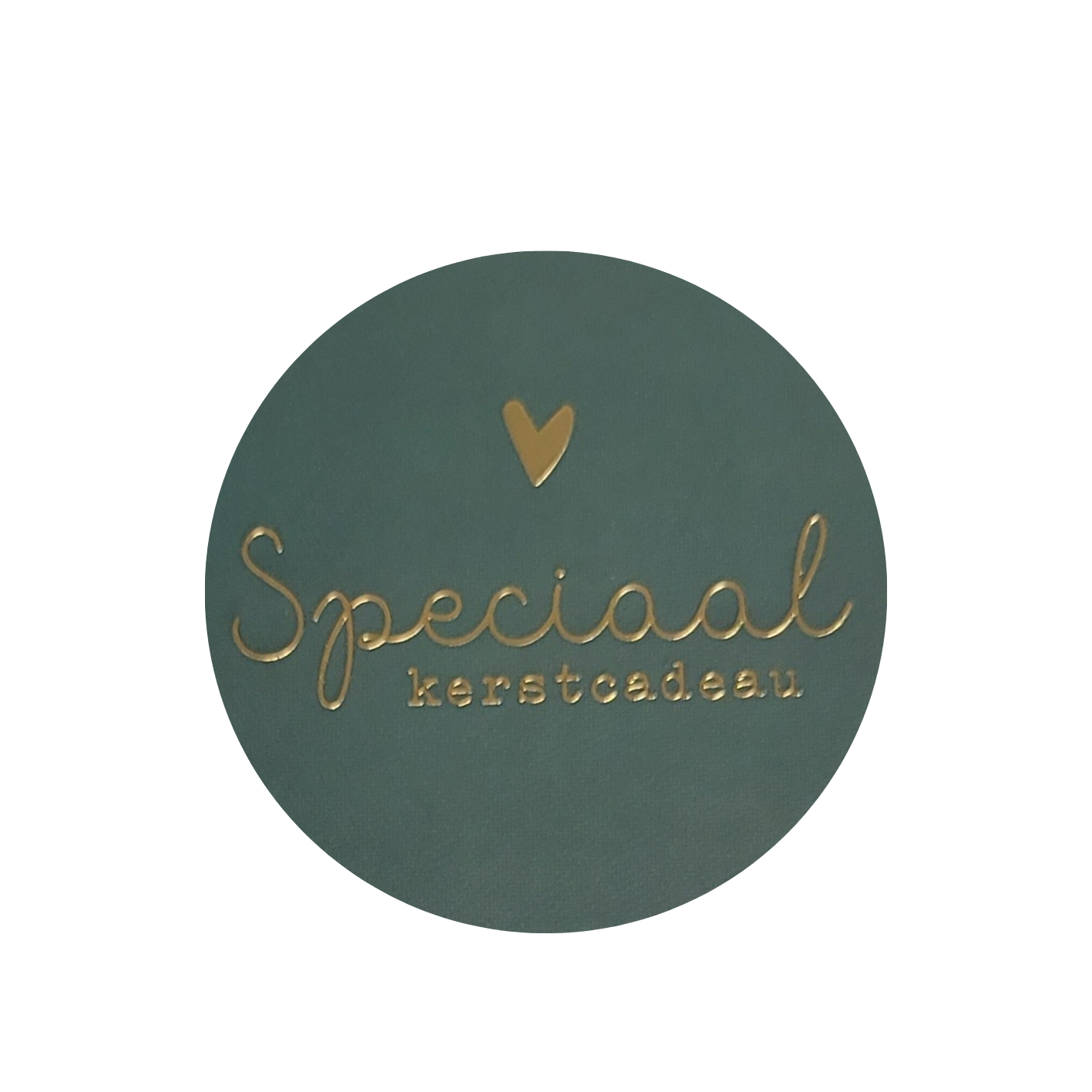 Sticker Speciaal kerstcadeau groen