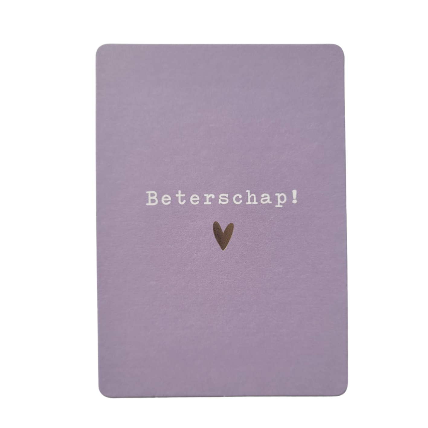 Mini kaart / label beterschap