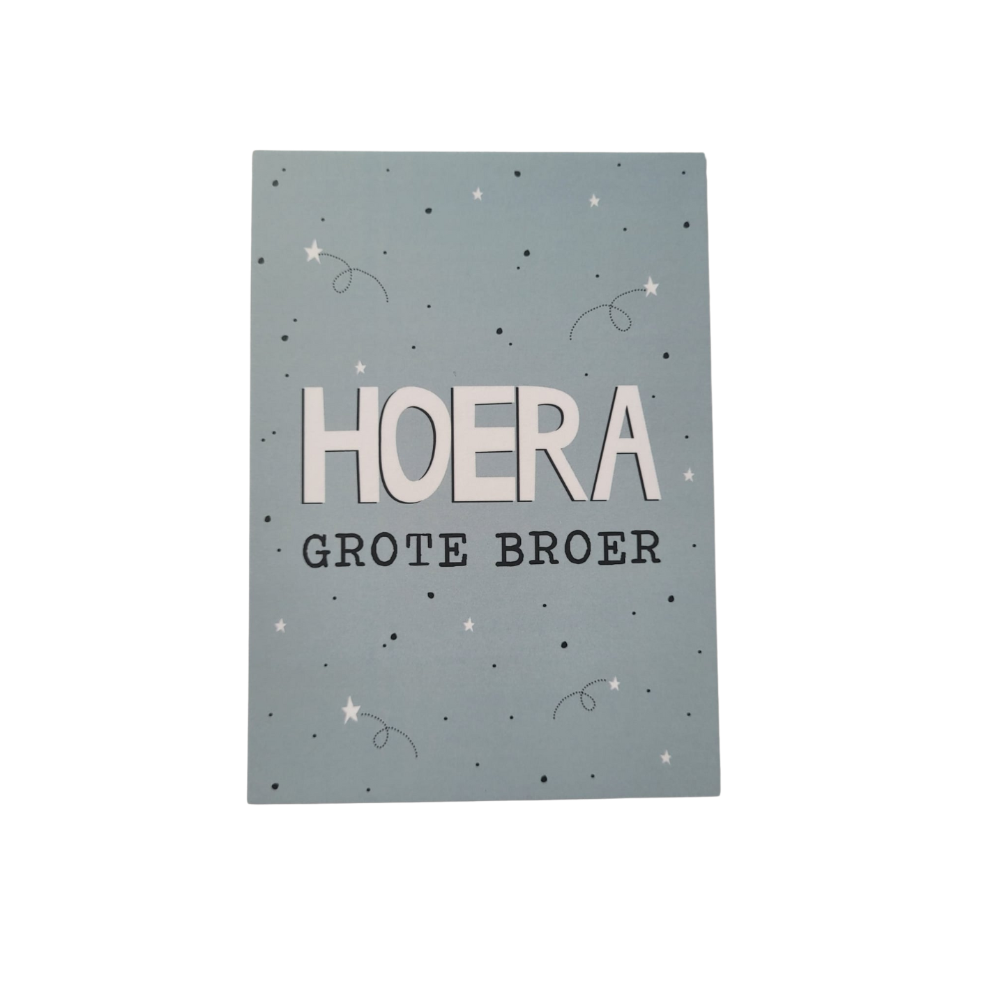 Postkaart Hoera grote broer