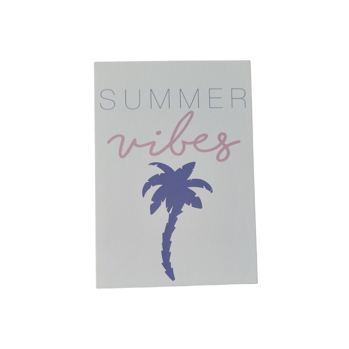 Mini kaart / label Summer Vibes