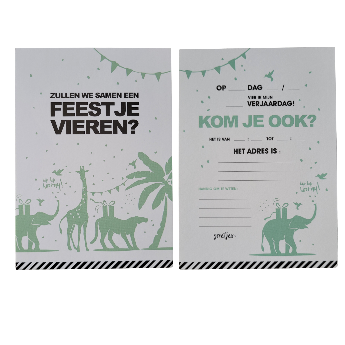 Postkaart Zullen we samen een feestje vieren?