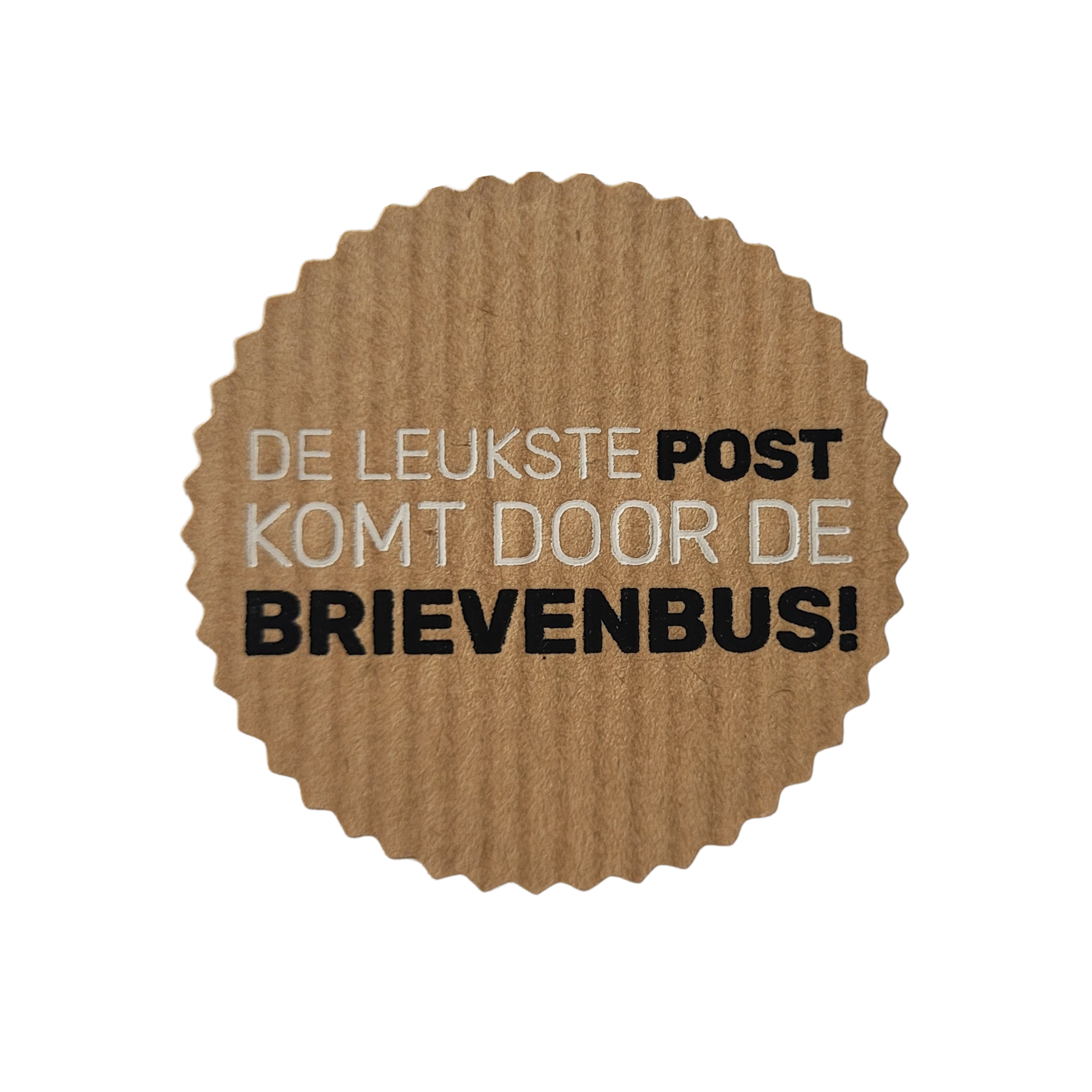 Sticker De leukste post komt door de brievenbus!
