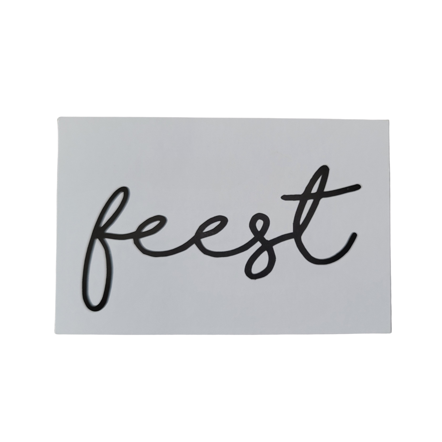 Mini kaart / label - feest