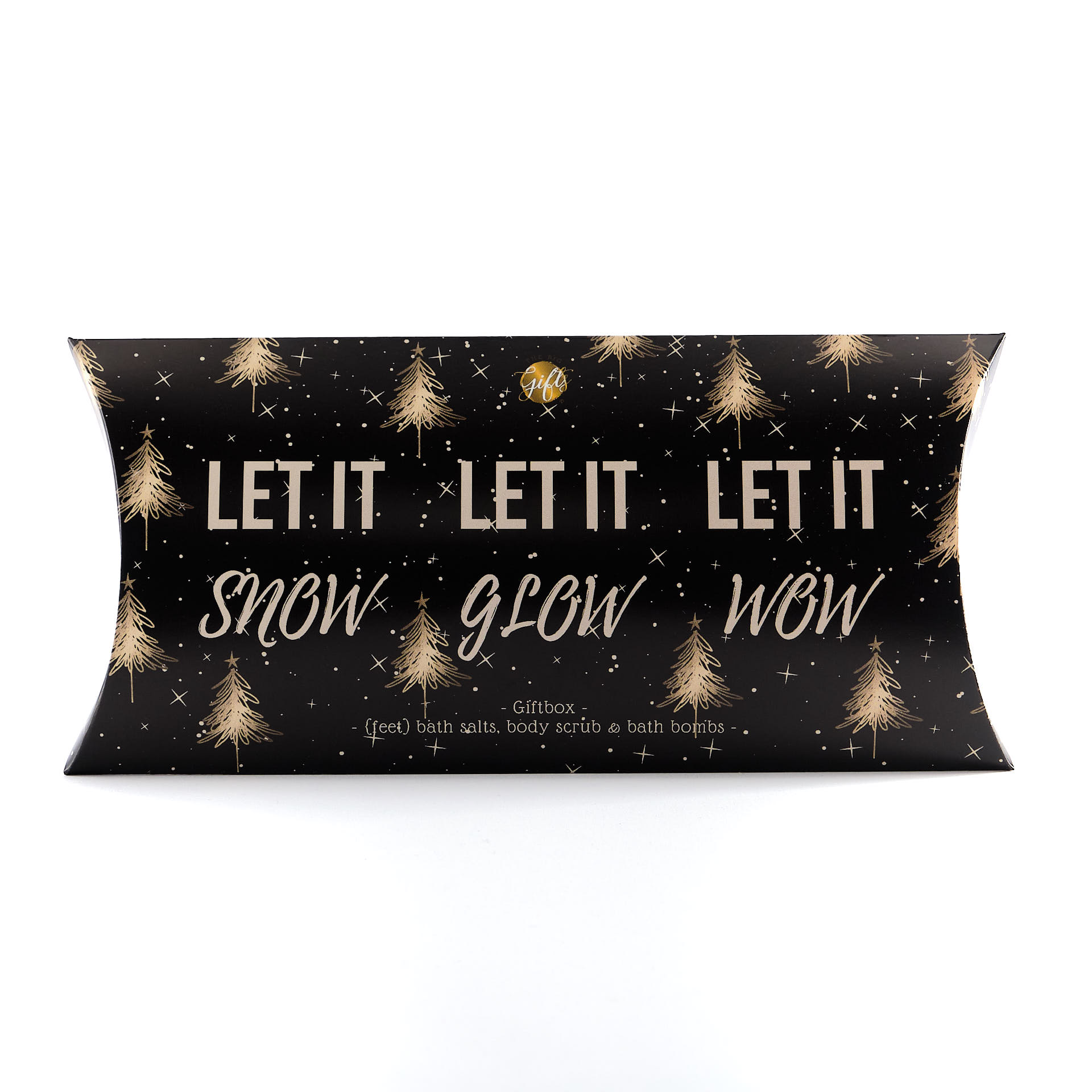 Giftbox - Let it snow (zwarte versie)