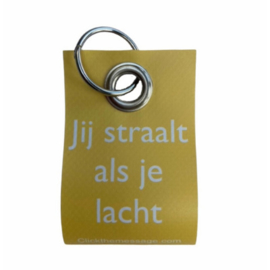 Jij straalt als je lacht