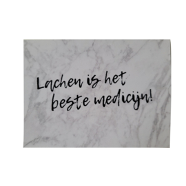 Kaart - Lachen is het beste medicijn