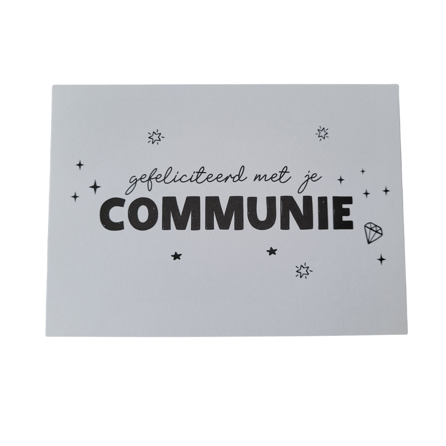 Postkaart Gefeliciteerd met je communie