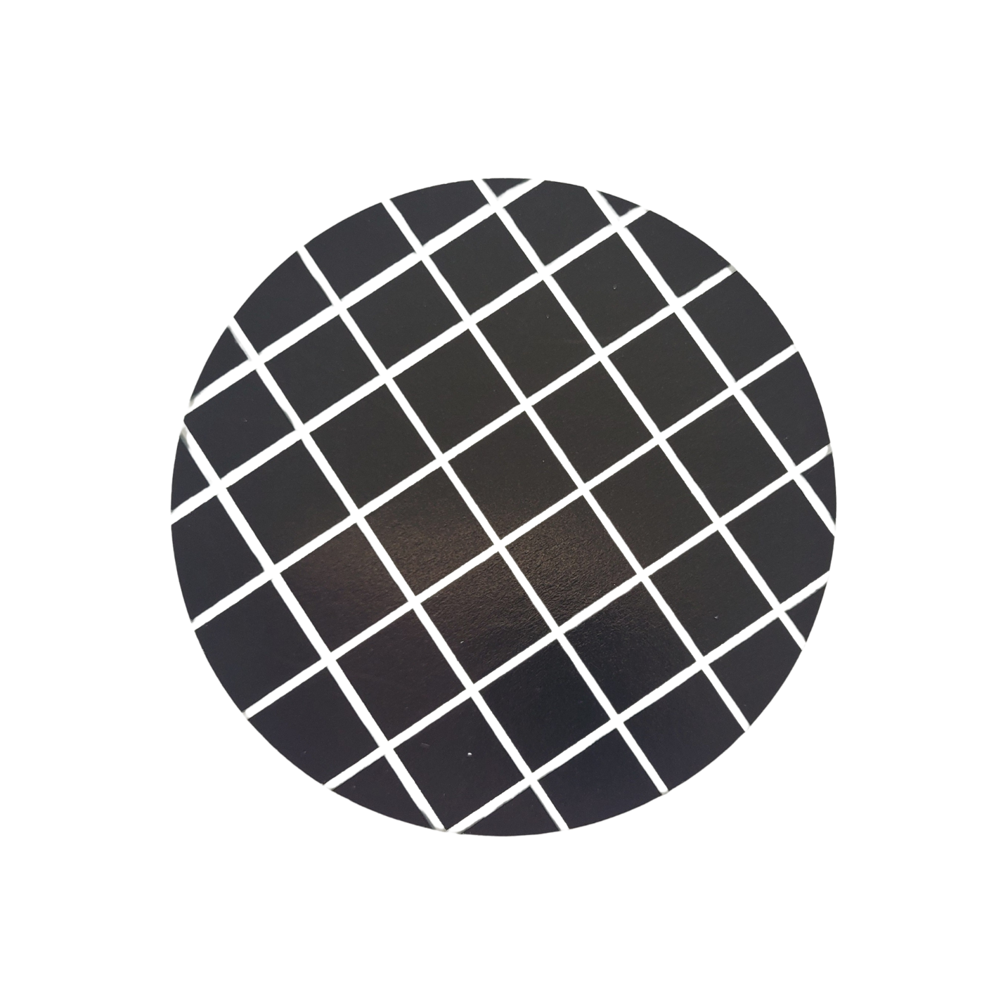 Sticker zwart ruit