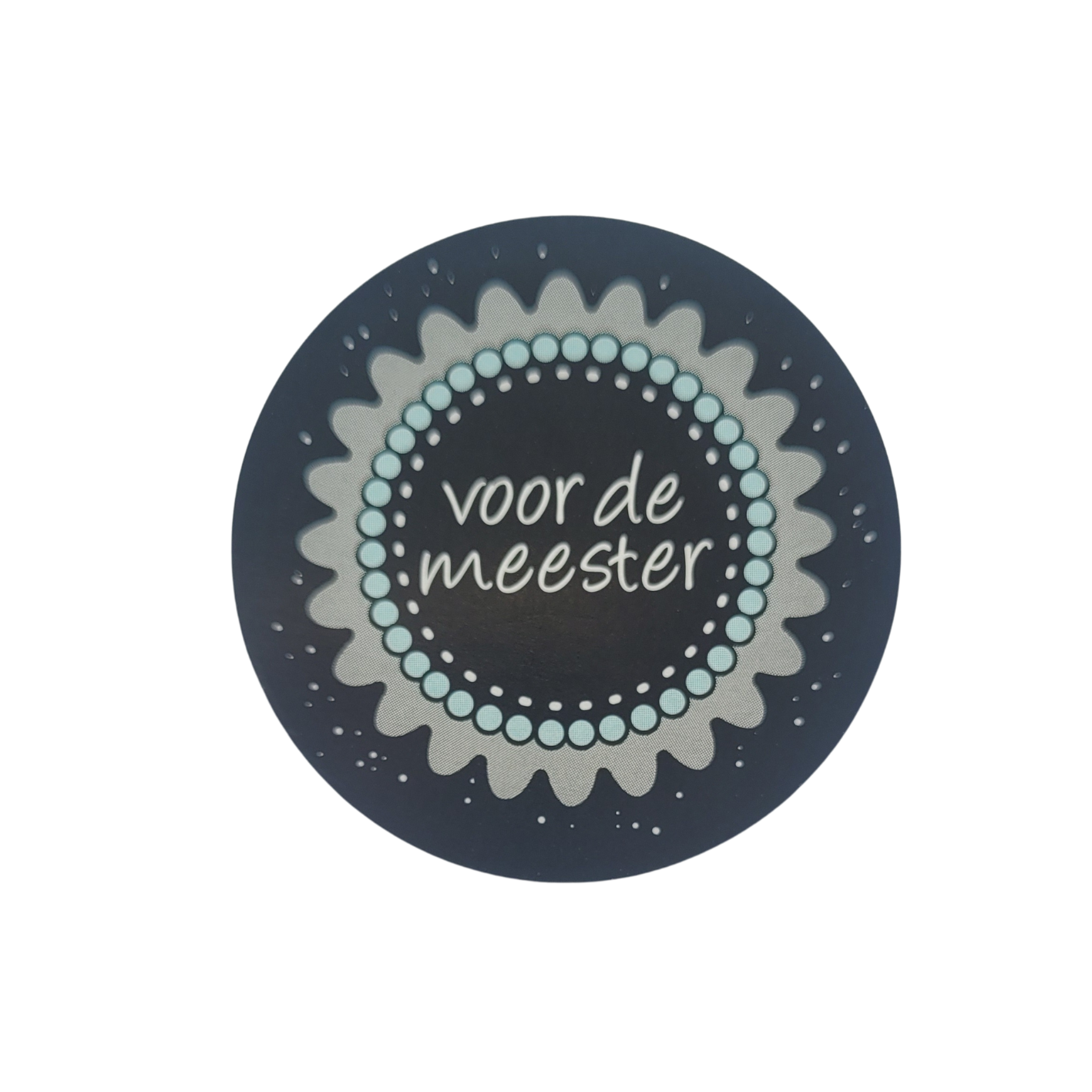 Sticker Voor de meester