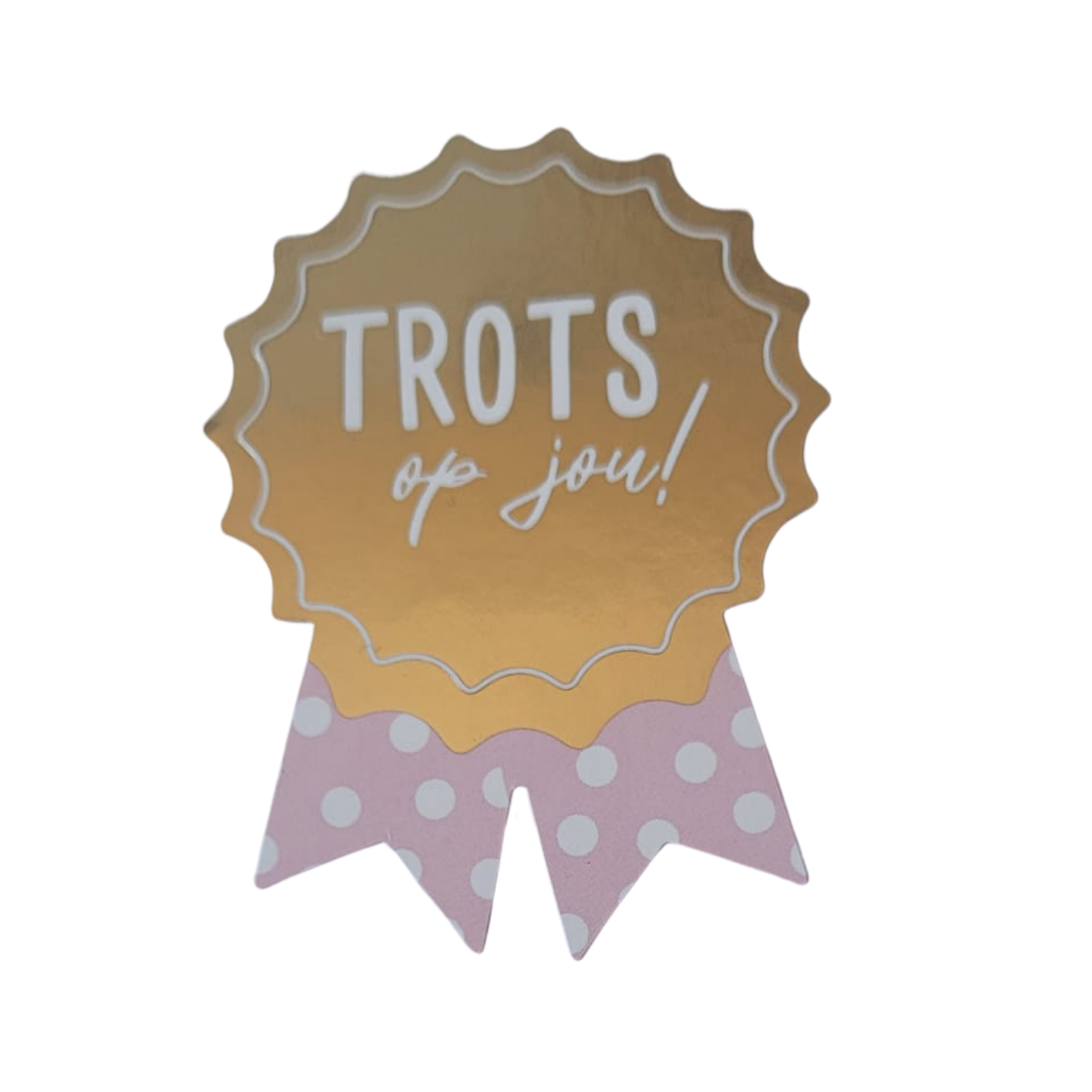 Sticker rozet trots op jou