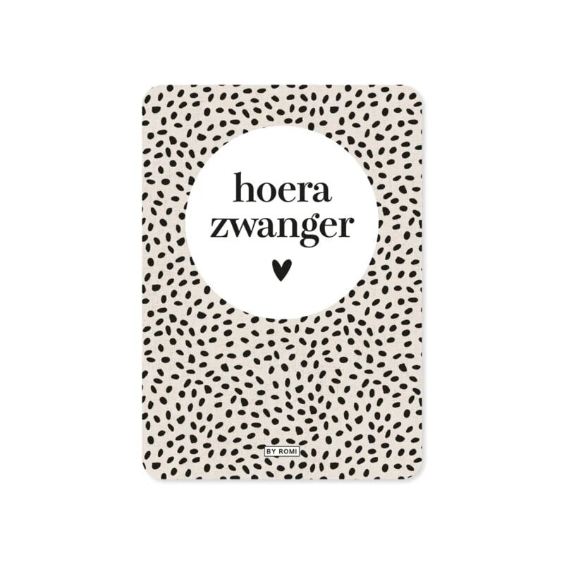 KAART Hoera zwanger