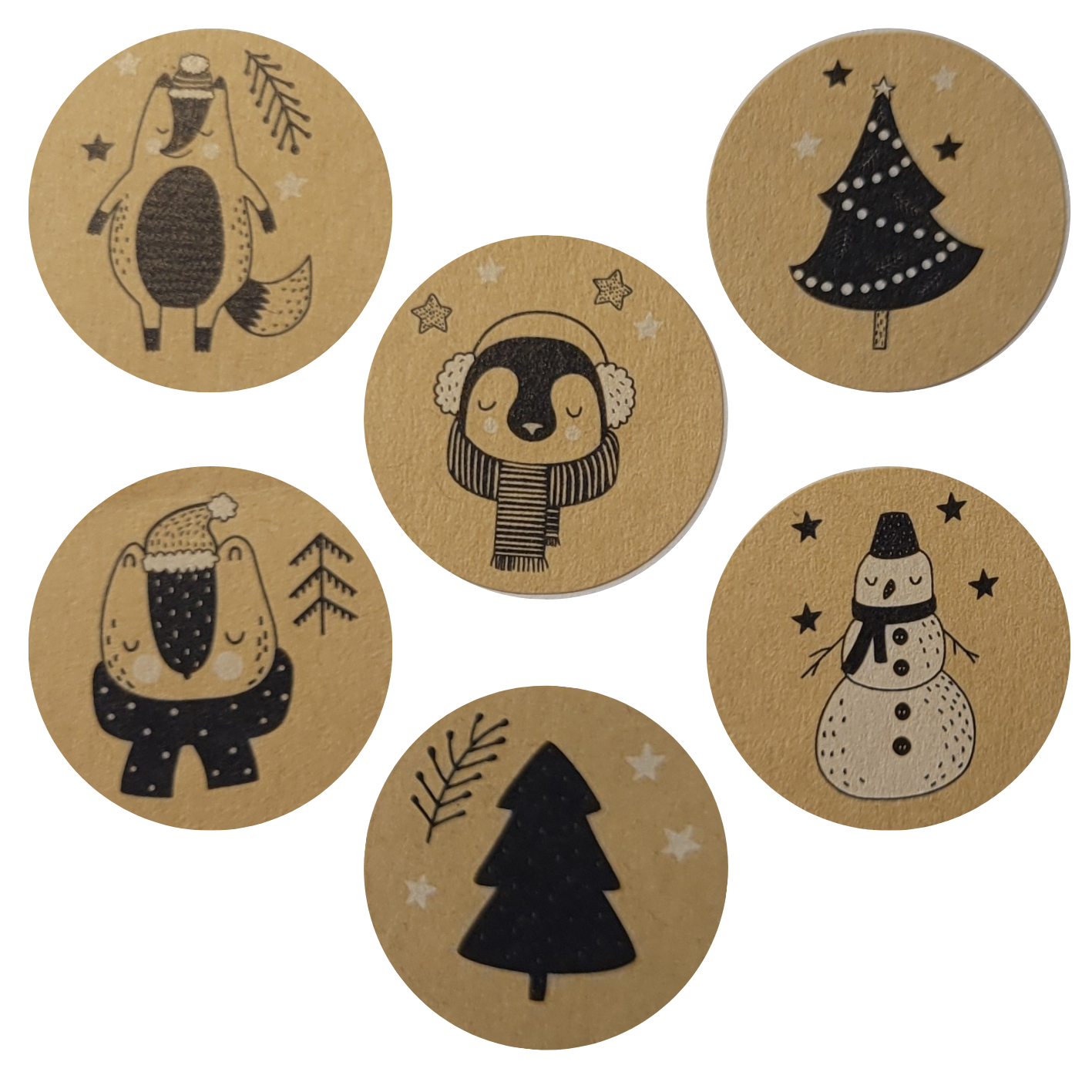 Sticker set 6 winter
