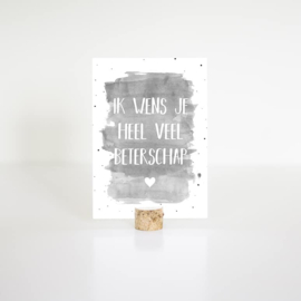 Kaart Ik wens je heel veel beterschap