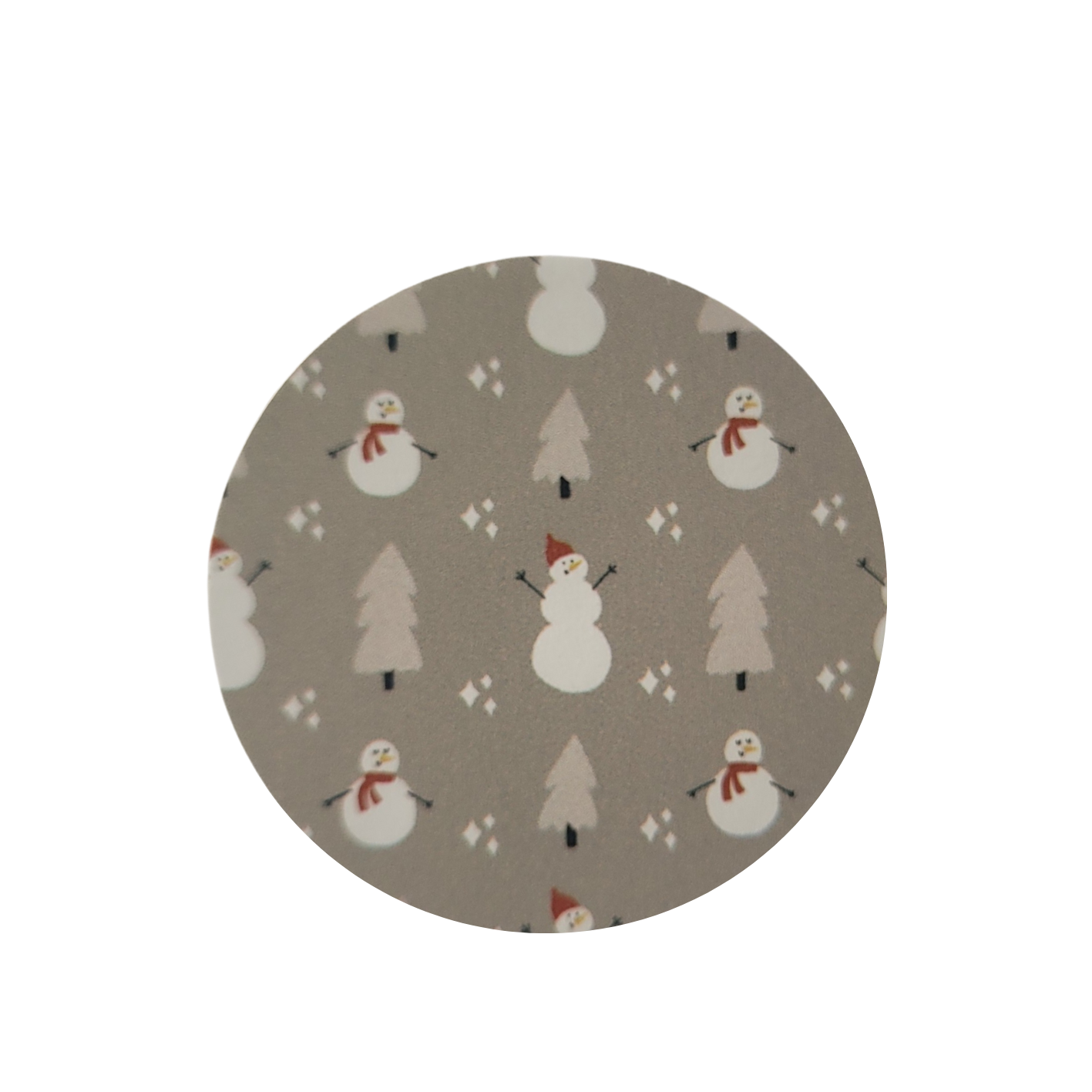 Sticker sneeuwpop