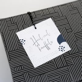 Cadeaulabel Heel veel knuffels