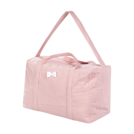 WEEKEND BAG - HOUSE OF JAMIE - GEO JACQUARD PINK