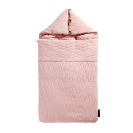 TRAVEL SLEEPING BAG - HOUSE OF JAMIE - GEO JACQUARD PINK