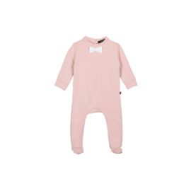 HOUSE OF JAMIE - BOW TIE BABYSUIT PINK