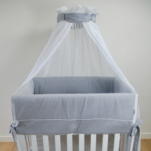 PLAYPEN BUMPER - CLASSIC COLLECTION - CLASSIC GREY - CB