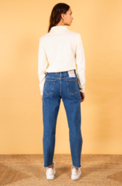MUM's Button Jeans - BLUE - NATHAEL