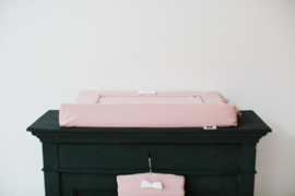 CHANGING MAT COVER - HOUSE OF JAMIE - BOW TIE Powder pink