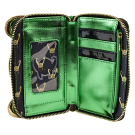 Loungefly: Marvel - Shimmering Loki - Zippered Wallet