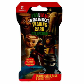 Pre-order end September: English Brainrot assorted about trading cards - Sleeved Booster pack