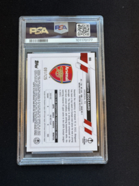 2022-23 Topps UEFA CC Martin Odegaard #88 Blue inferno foil 91/125 PSA 6 ex-mint