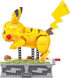 MEGA Pokémon Bewegende Pikachu - 1095 blokken - Bouwstenen