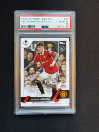 2022-23 Topps Uefa Cc Rookie Alejandro Garnacho #50 Psa 10 gem mint