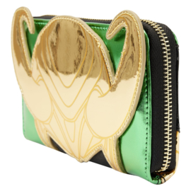 Loungefly: Marvel - Shimmering Loki - Zippered Wallet