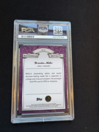 2023 topps chrome Brandon miller roundball royalty #RR27 PSA 9 mint
