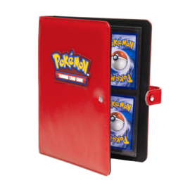 Pokémon Premium red snap 4-pocket binder
