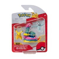 Boti Batte figure Set Machop, Pikachu, Alolan Muk, 3st.