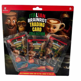 Pre-order end of September: English Brainrot blister of 3 booster pack - trading cards