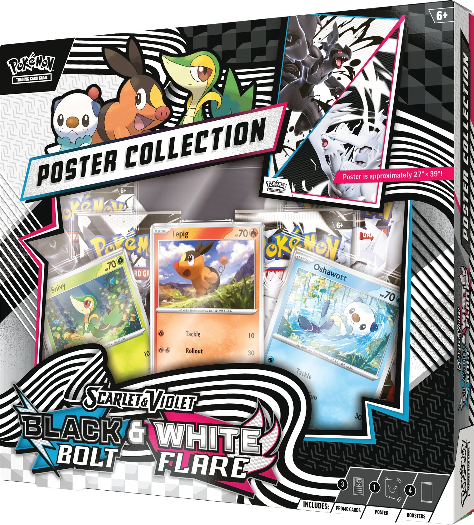 Pokémon TCG: Black Bolt & White Flare (SV10.5) - Unova Poster Collection (EN)