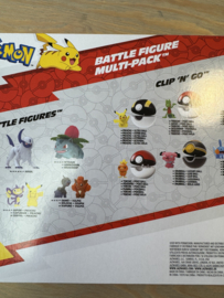 Pokémon - 8 Battle figures - Pack of 8 Pikachu figures