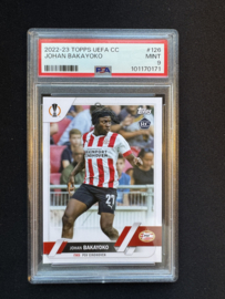 2022-23 Topps Uefa Cc Rookie Johan Bakayoko #126 Psa 9 mint