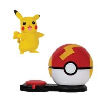 Pokémon Verrassingsaanval Actiespel - Pikachu met Fast Ball VS Treecko met Heal Ball