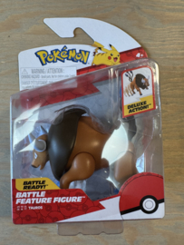 Jazwares Pokémon Battle Feature Figure Tauros 10 cm Action Figuur