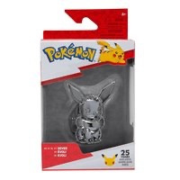 Pokémon 25th Celebration - Silver Eevee Figurine 7,6cm