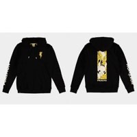 Pokémon Hooded Vest -M- Attacking Pika! Black