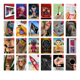 Official Netflix advent calendar with 24 items: One piece, stranger things,  Squid Game ect..