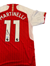 Gabriel Martinelli #11 Autographed Arsenal 2023/24 Home Jersey