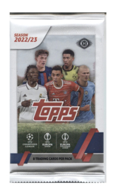 2022/23 Topps UEFA Club Competitions Soccer Hobby booster pack