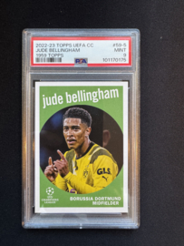 2022-23 Topps Uefa Cc Jude Bellingham #59-5 Topps 1959 Psa 9 Mint