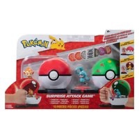 Pokémon Surprise Attack Game Chimchar with Poké Ball vs. Wynaut with Friend Ball