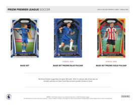 2020/21 Panini Prizm Premier League EPL Soccer Cereal