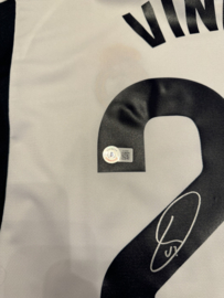 Vinícius Júnior #20 Autographed 2023/24 Real Madrid Home Jersey
